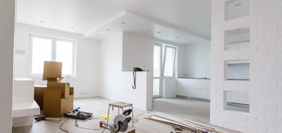 Interior,of,apartment,with,materials,during,on,the,renovation,and